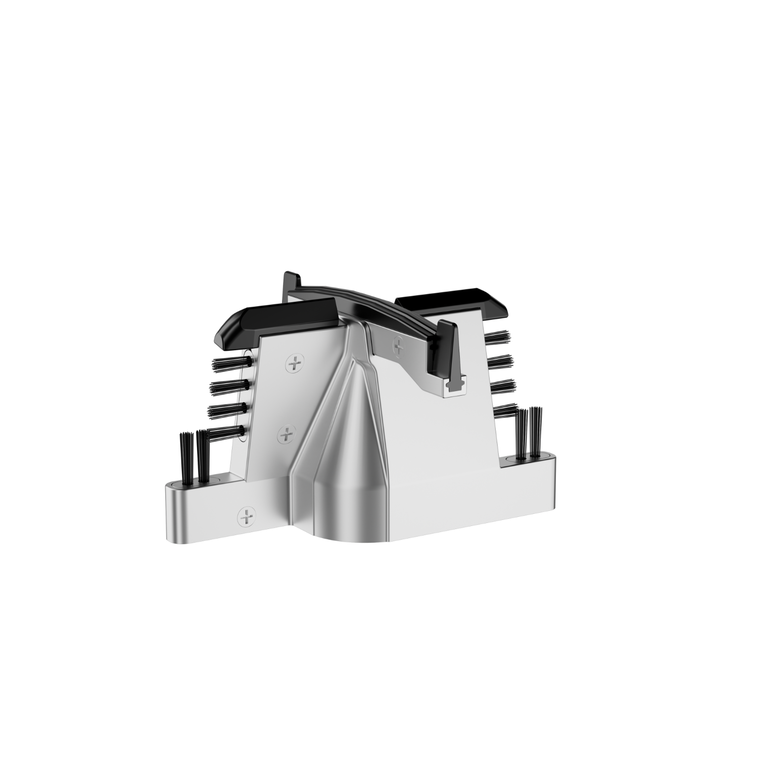 Curved-bottom right-angle head