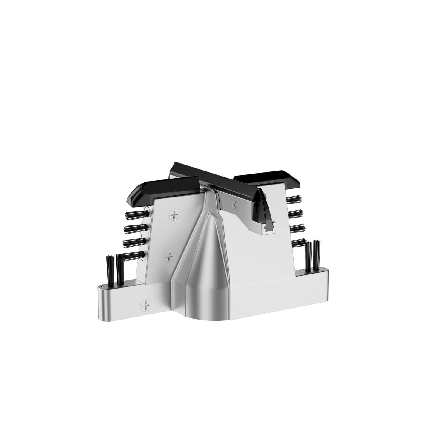 Flat-bottom angled head